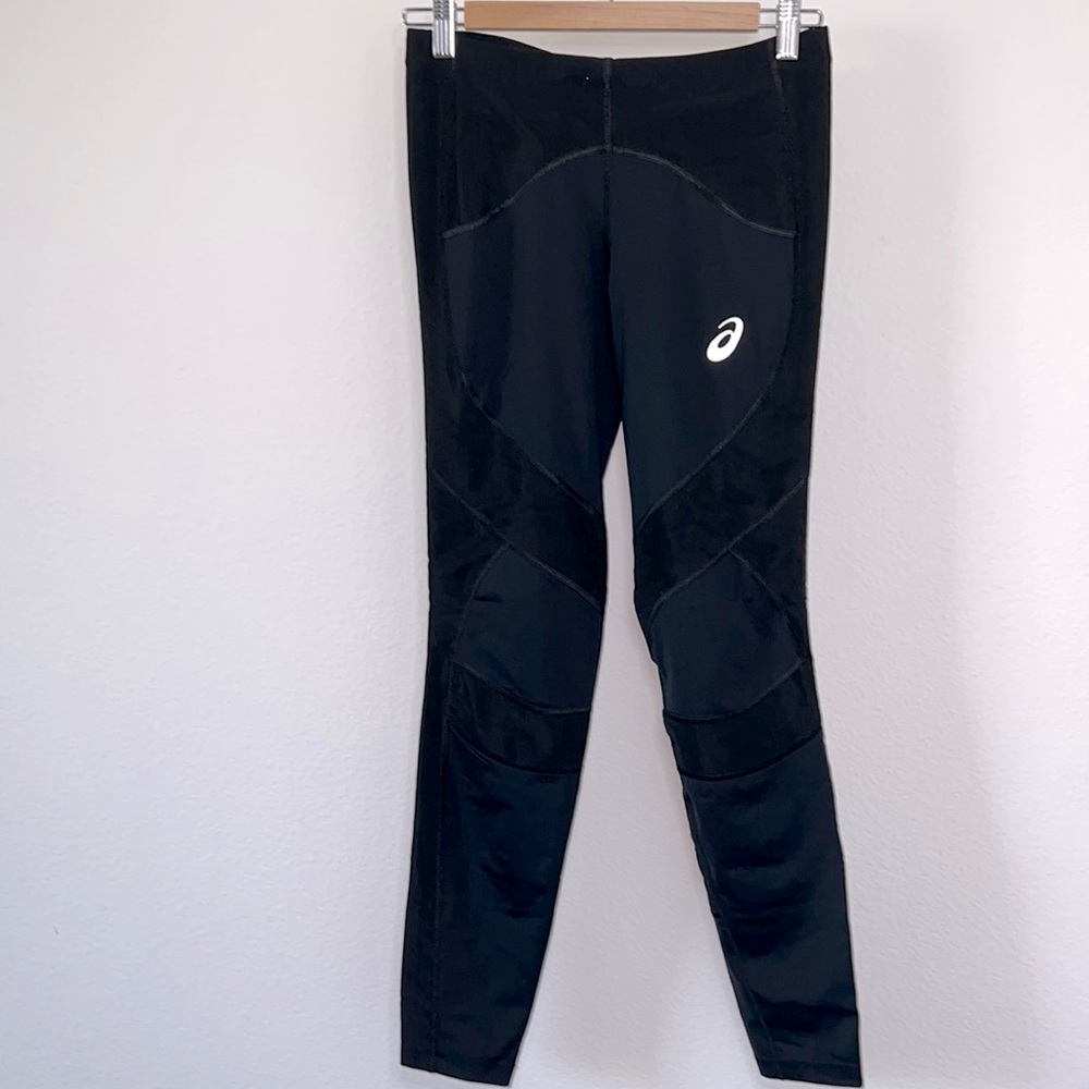 Asics Mens Compression Pants, Black, Size Medium, light wear in great condition